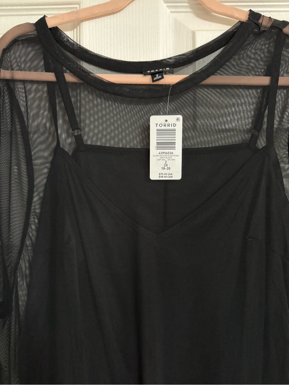 torrid Black Sheer Maxi Dress - Picture 2 of 2